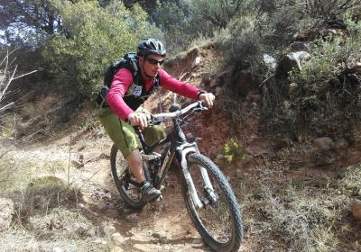 Enduro MTB by the Collegats nature reserve