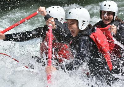 17 km rafting in the Pyrenees