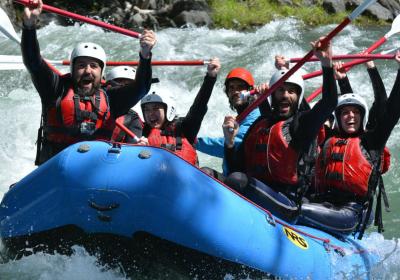 17 km rafting in the Pyrenees