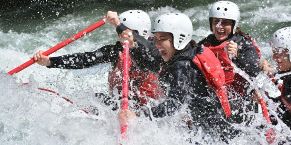 17 km Rafting in den Pyrenäen